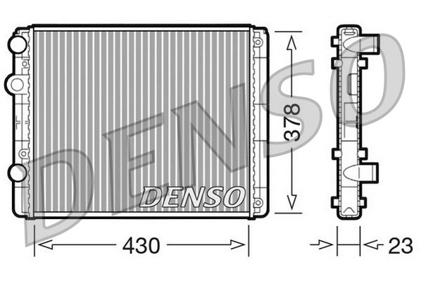 DRM32030 DENSO Радиатор, охлаждение двигателя (фото 1)