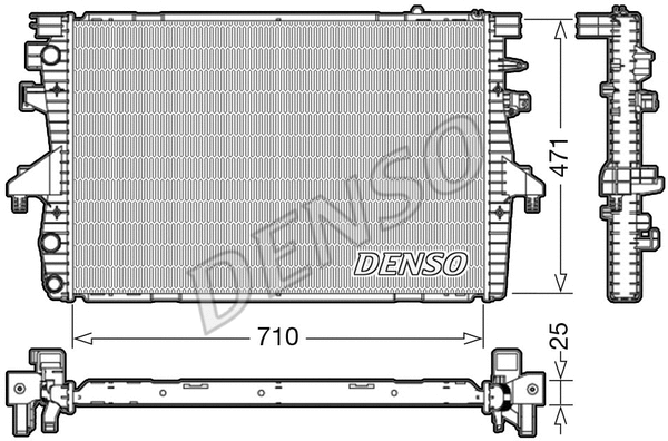 DRM32039 DENSO Радиатор, охлаждение двигателя (фото 1)