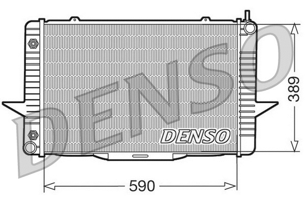 DRM33067 DENSO Радиатор, охлаждение двигателя (фото 1)