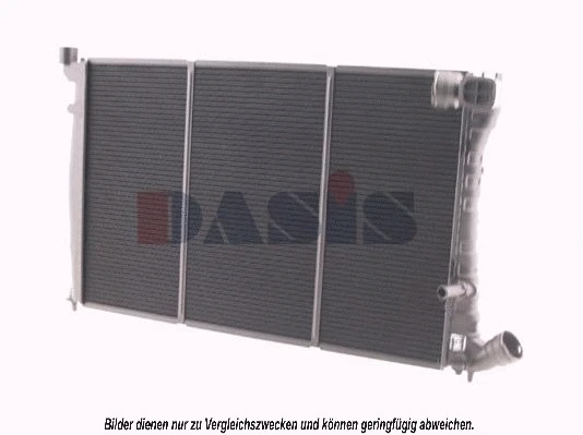 060790N AKS DASIS Радиатор, охлаждение двигателя (фото 1)