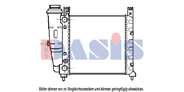 080230N AKS DASIS Радиатор, охлаждение двигателя (фото 1)