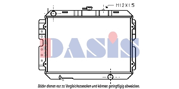 110330N AKS DASIS Радиатор, охлаждение двигателя (фото 1)