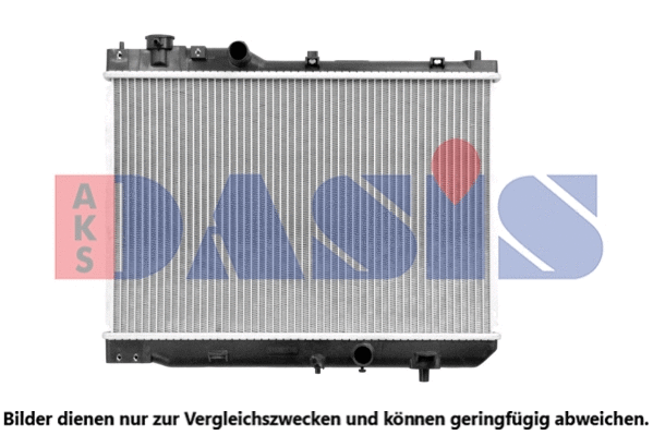 111250N AKS DASIS Радиатор, охлаждение двигателя (фото 1)
