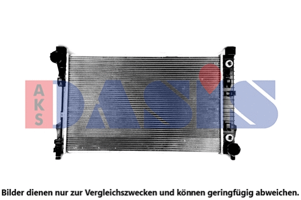 120138N AKS DASIS Радиатор, охлаждение двигателя (фото 1)