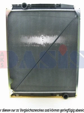 132100N AKS DASIS Радиатор, охлаждение двигателя (фото 1)
