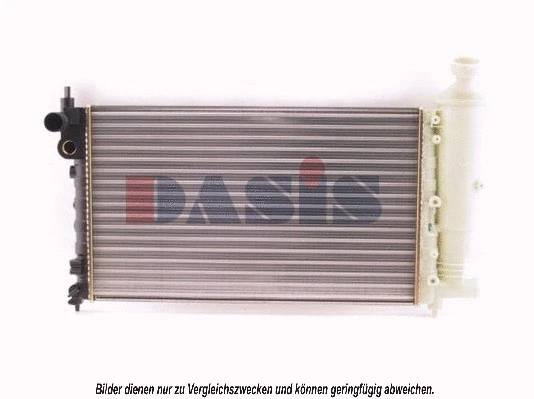 160590N AKS DASIS Радиатор, охлаждение двигателя (фото 1)
