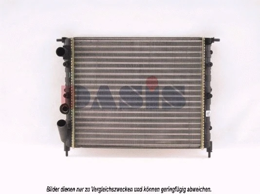 180760N AKS DASIS Радиатор, охлаждение двигателя (фото 1)