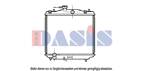 350130N AKS DASIS Радиатор, охлаждение двигателя (фото 1)