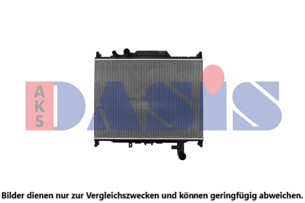 370058N AKS DASIS Радиатор, охлаждение двигателя (фото 1)
