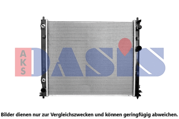 520155N AKS DASIS Радиатор, охлаждение двигателя (фото 1)