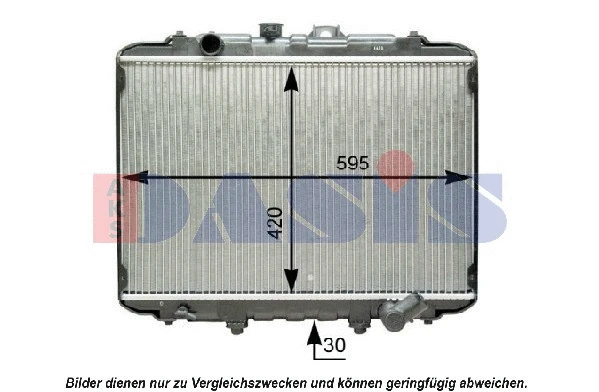 560029N AKS DASIS Радиатор, охлаждение двигателя (фото 1)
