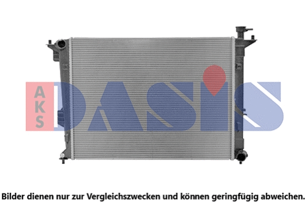 560128N AKS DASIS Радиатор, охлаждение двигателя (фото 1)