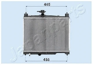 RDA153041 JAPANPARTS Радиатор, охлаждение двигателя (фото 1)