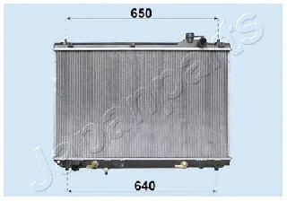 RDA153084 JAPANPARTS Радиатор, охлаждение двигателя (фото 1)