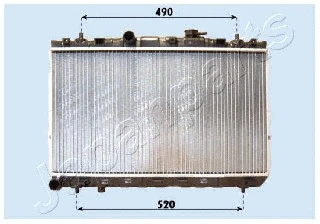 RDA283099 JAPANPARTS Радиатор, охлаждение двигателя (фото 1)