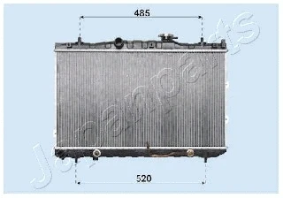 RDA333031 JAPANPARTS Радиатор, охлаждение двигателя (фото 1)