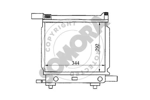 170440A SOMORA Радиатор, охлаждение двигателя (фото 1)