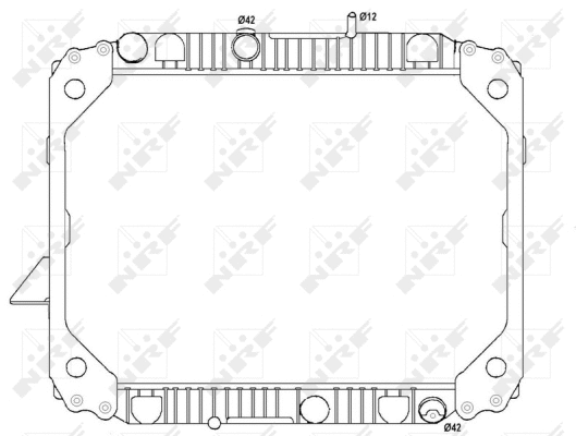 513475 NRF Радиатор, охлаждение двигателя (фото 1)