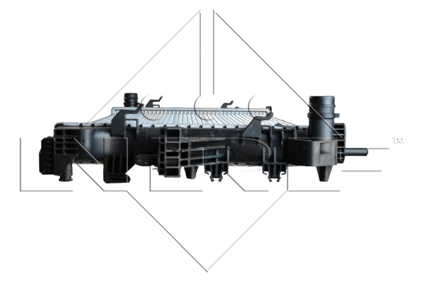 54203 NRF Радиатор, охлаждение двигателя (фото 3)