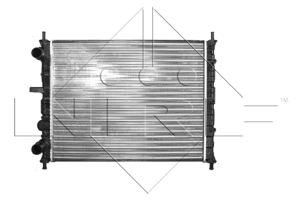 58017 NRF Радиатор, охлаждение двигателя (фото 1)