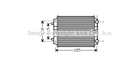 AI2299 AVA Радиатор, охлаждение двигателя (фото 1)