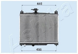 RDA153041 ASHIKA Радиатор, охлаждение двигателя (фото 1)