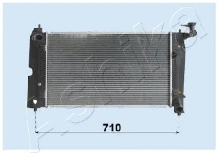 RDA153116 ASHIKA Радиатор, охлаждение двигателя (фото 1)