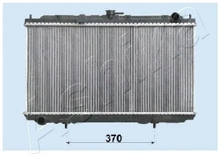 RDA213052 ASHIKA Радиатор, охлаждение двигателя (фото 1)