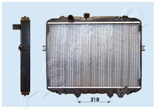 RDA283106 ASHIKA Радиатор, охлаждение двигателя (фото 1)
