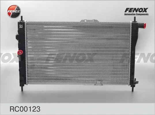 RC00123 FENOX Радиатор, охлаждение двигателя (фото 1)