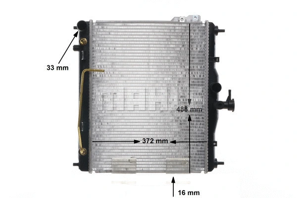 CR 1278 000S KNECHT/MAHLE Радиатор, охлаждение двигателя (фото 12)