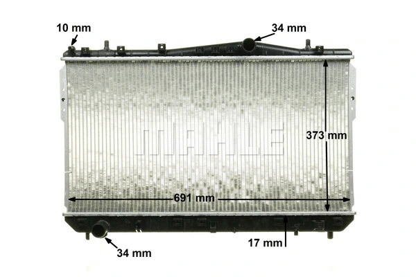 CR 1312 000P KNECHT/MAHLE Радиатор, охлаждение двигателя (фото 5)