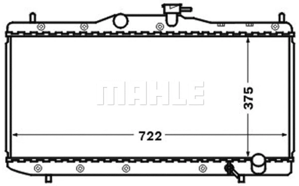 CR 1518 000S KNECHT/MAHLE Радиатор, охлаждение двигателя (фото 3)