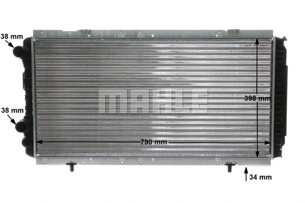 CR 33 000S KNECHT/MAHLE Радиатор, охлаждение двигателя (фото 7)