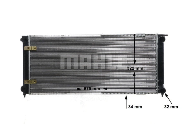 CR 341 000S KNECHT/MAHLE Радиатор, охлаждение двигателя (фото 7)