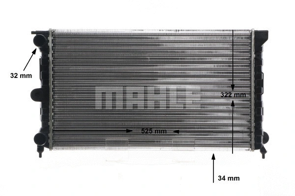 CR 350 000S KNECHT/MAHLE Радиатор, охлаждение двигателя (фото 6)