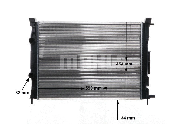 CR 41 000S KNECHT/MAHLE Радиатор, охлаждение двигателя (фото 5)