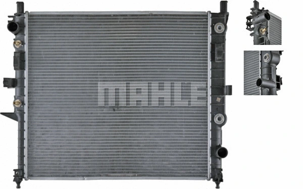 CR 553 000S KNECHT/MAHLE Радиатор, охлаждение двигателя (фото 7)