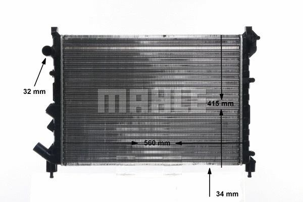 CR 610 000S KNECHT/MAHLE Радиатор, охлаждение двигателя (фото 12)