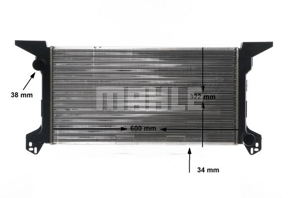 CR 623 000S KNECHT/MAHLE Радиатор, охлаждение двигателя (фото 6)