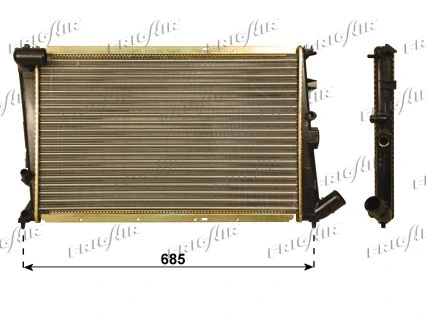 0103.3088 FRIGAIR Радиатор, охлаждение двигателя (фото 1)