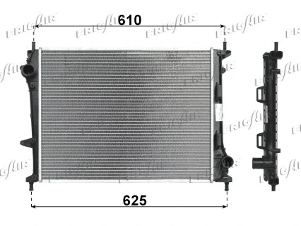 0104.3141 FRIGAIR Радиатор, охлаждение двигателя (фото 1)