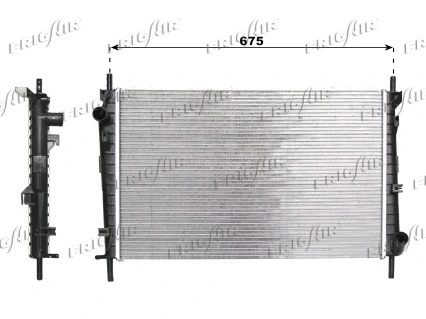 0105.3071 FRIGAIR Радиатор, охлаждение двигателя (фото 1)