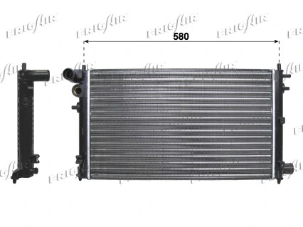 0108.2069 FRIGAIR Радиатор, охлаждение двигателя (фото 1)