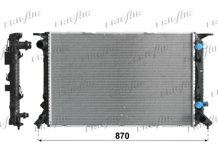 0110.3145 FRIGAIR Радиатор, охлаждение двигателя (фото 1)