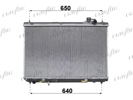 0115.3084 FRIGAIR Радиатор, охлаждение двигателя (фото 1)