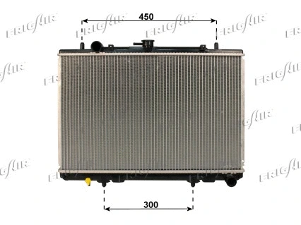 0116.3035 FRIGAIR Радиатор, охлаждение двигателя (фото 1)
