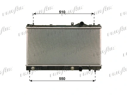 0118.3024 FRIGAIR Радиатор, охлаждение двигателя (фото 1)