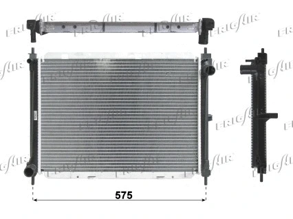 0121.3026 FRIGAIR Радиатор, охлаждение двигателя (фото 1)