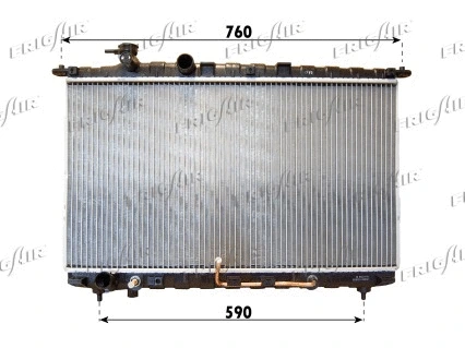 0128.3094 FRIGAIR Радиатор, охлаждение двигателя (фото 1)